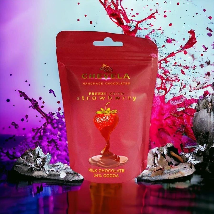 Strawberry dipped in milk chocolate 70 g