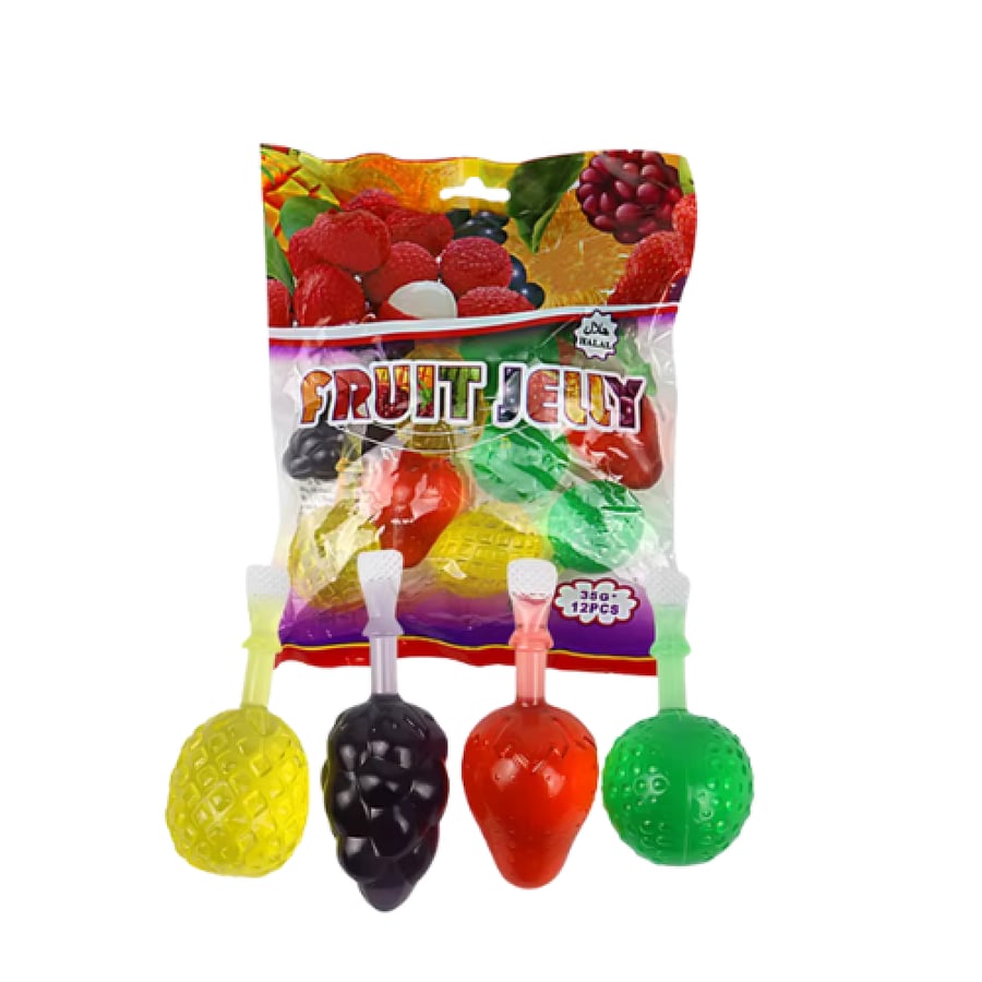 حلوي  جيلي شكل الفواكه 12×35جرام