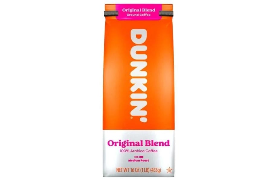 Dunkin' Original Blend - 100% Arabica Coffee - Medium Roast - 453g - دانكن مزيج اصلي - 100% قهوة ارابيكا - تحميص متوسط ​​- 453 جم