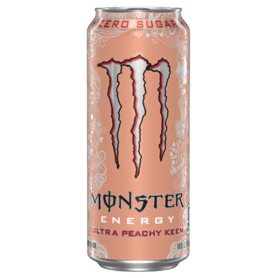 مشروب الطاقة مونستر الترا بيتشي كين بدون سكر - 500 مل | Monster Energy Ultra Peachy Keen Zero Sugar - 500ml