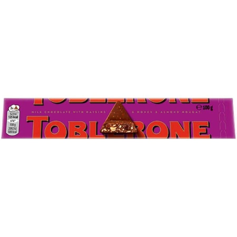 Toblerone milk chocolate Swiss fruits and nuts 100 g