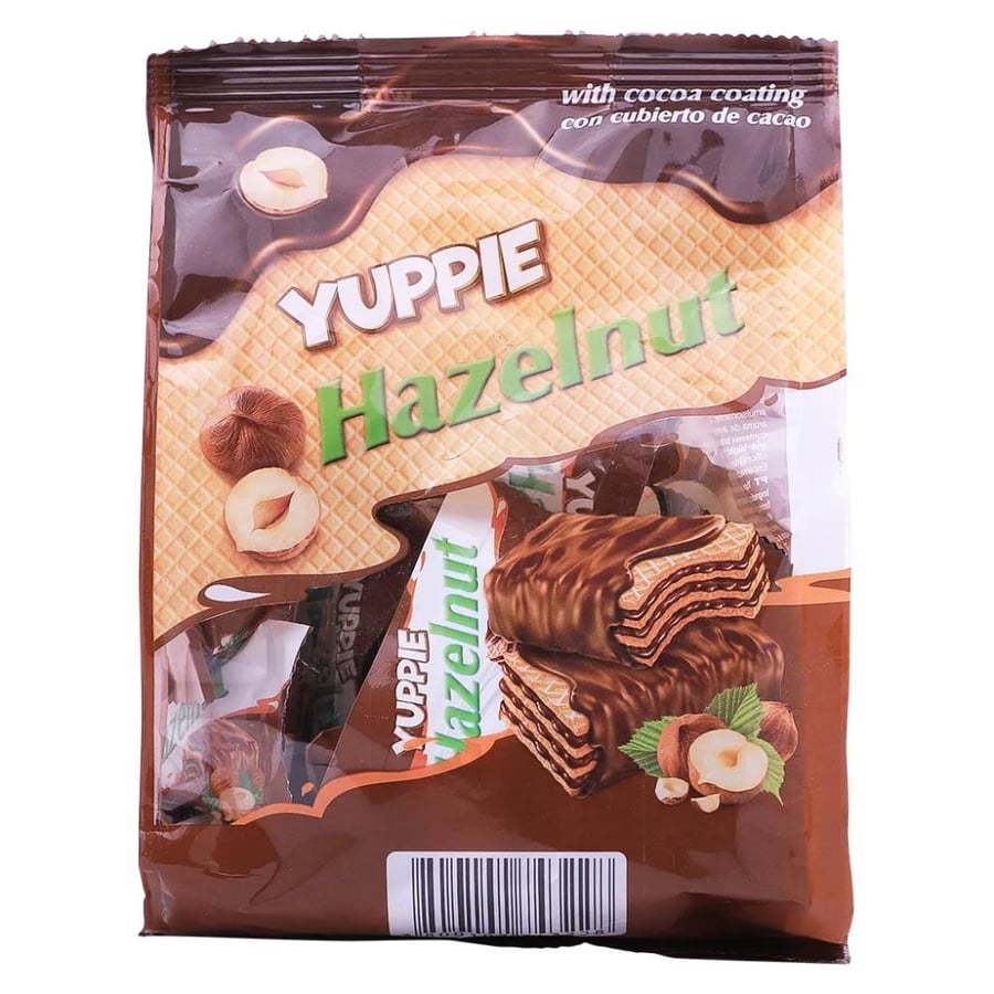 ويفر يوبي بندق مغطي بالشوكولاتة 180 جرام – Yuppie Hazelnut Wafer Covered with Chocolate 180g