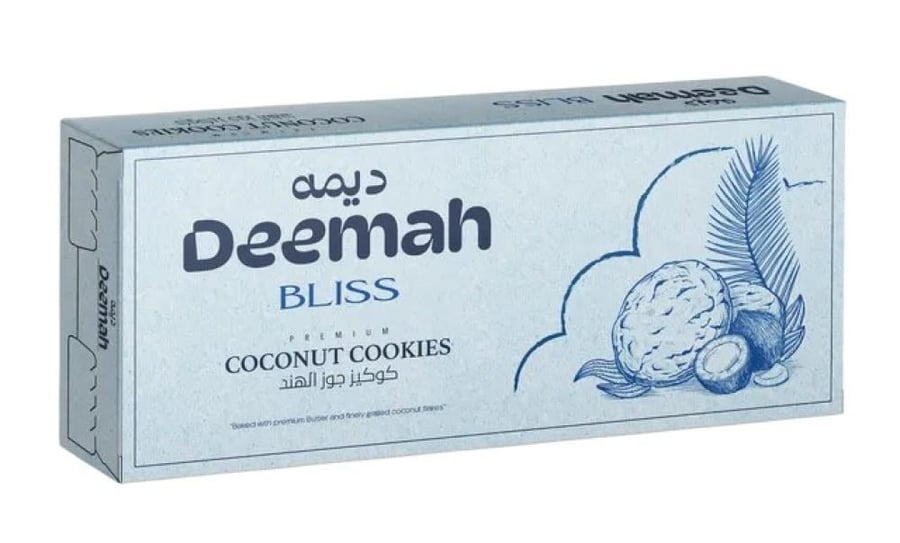 كوكيز ديمة بليس الفاخر بجوز الهند | Deemah Bliss Premium Coconut Cookies