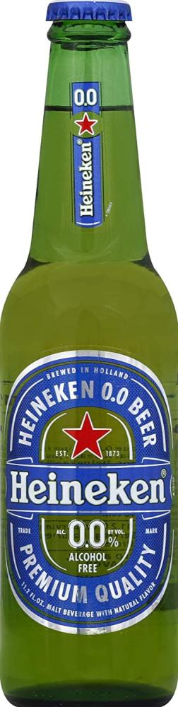 شراب شعير هينيكن خالي من الكحول 0.0 زجاج | Heineken 0.0 Non-Alcoholic Malt Beverage