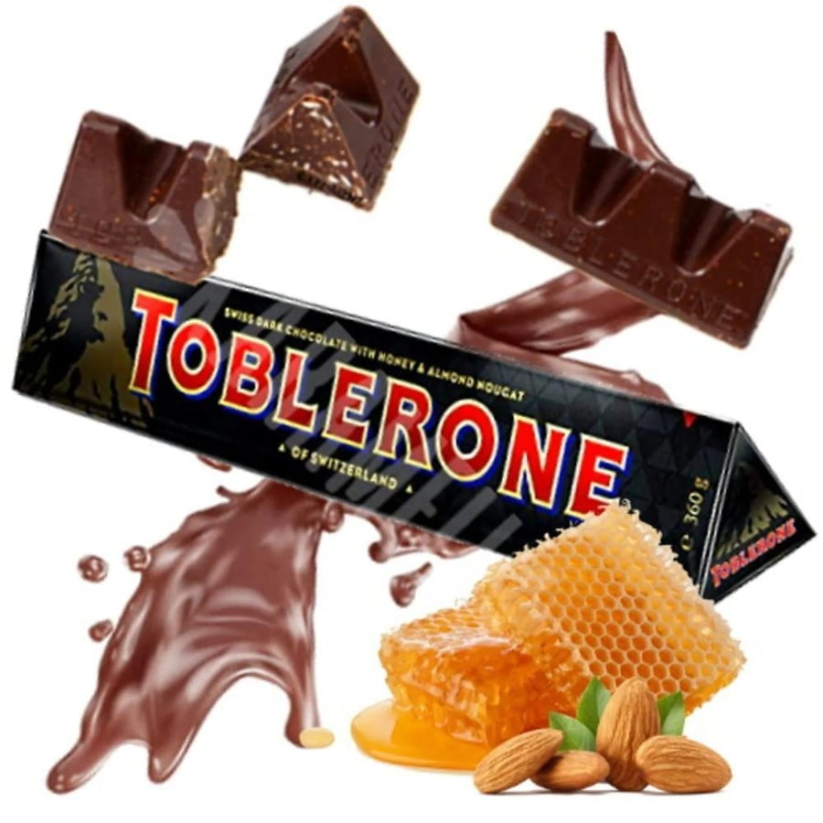 Toblerone dark Swiss chocolate with honey and almond nougat 100 g