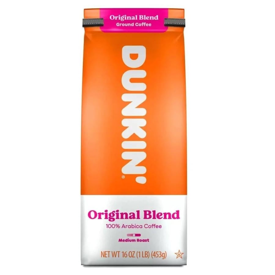 Dunkin' Original Blend - 100% Arabica Coffee - Medium Roast - 453g - دانكن مزيج اصلي - 100% قهوة ارابيكا - تحميص متوسط ​​- 453 جم