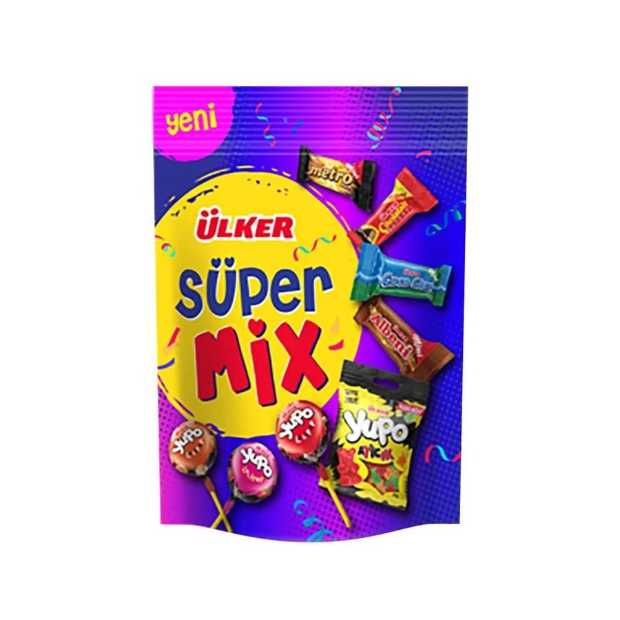 أولكر سوبر ميكس - تشكيلة الحلويات المنوعة | Ülker Süper Mix Assorted Candy & Chocolate