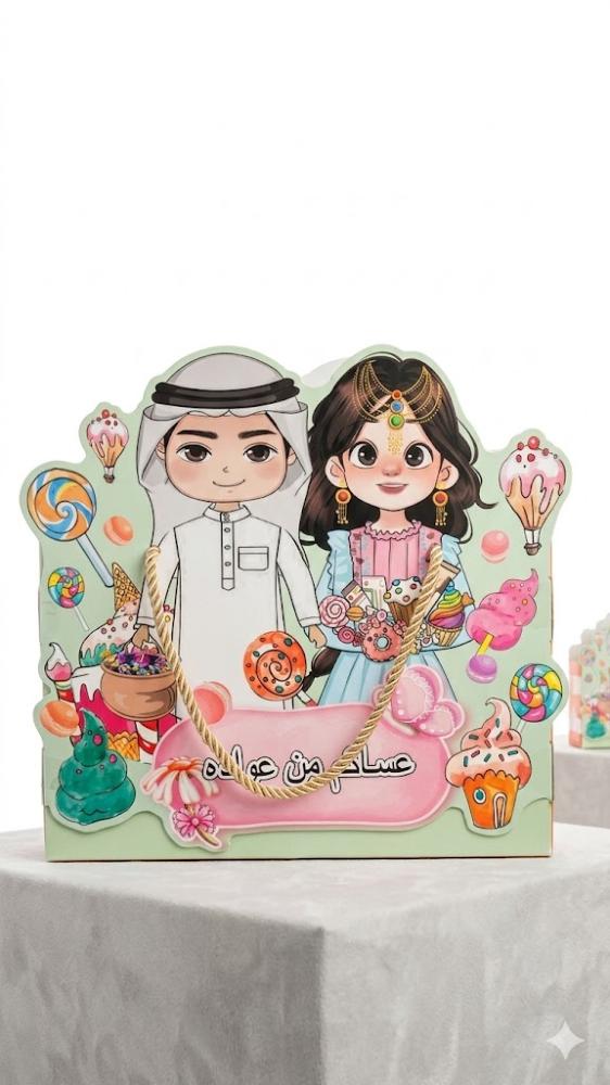 بكس توزيعات فاخر معباه 12 حبه الدرزن