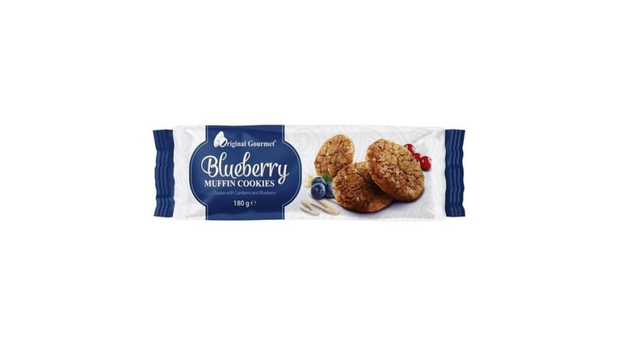 كوكيز مافن التوت الأزرق 180 جرام – Blueberry Muffin Cookies 180g