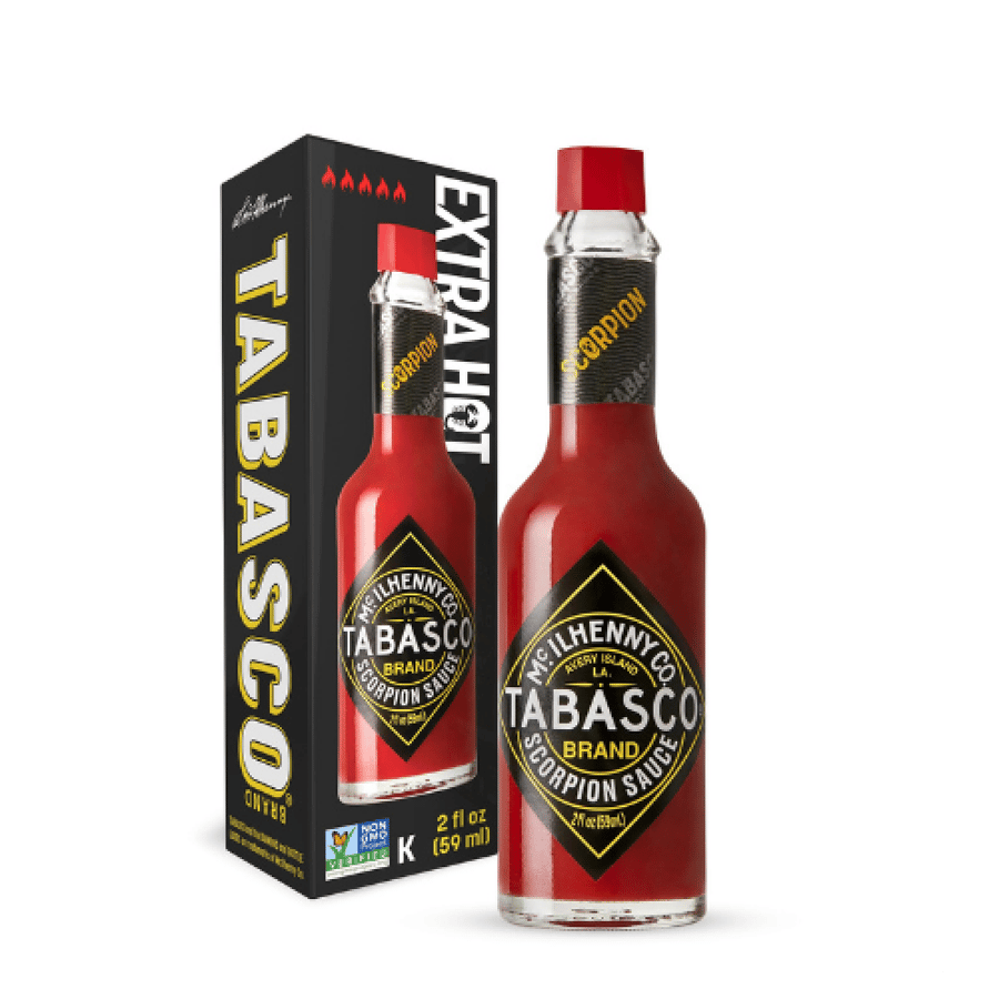 صلصة شطة تاباسكو فلفل العقرب (سكوربيون) شديدة الحرارة الأمريكية 59 مل Tabasco Scorpion Sauce 59ml