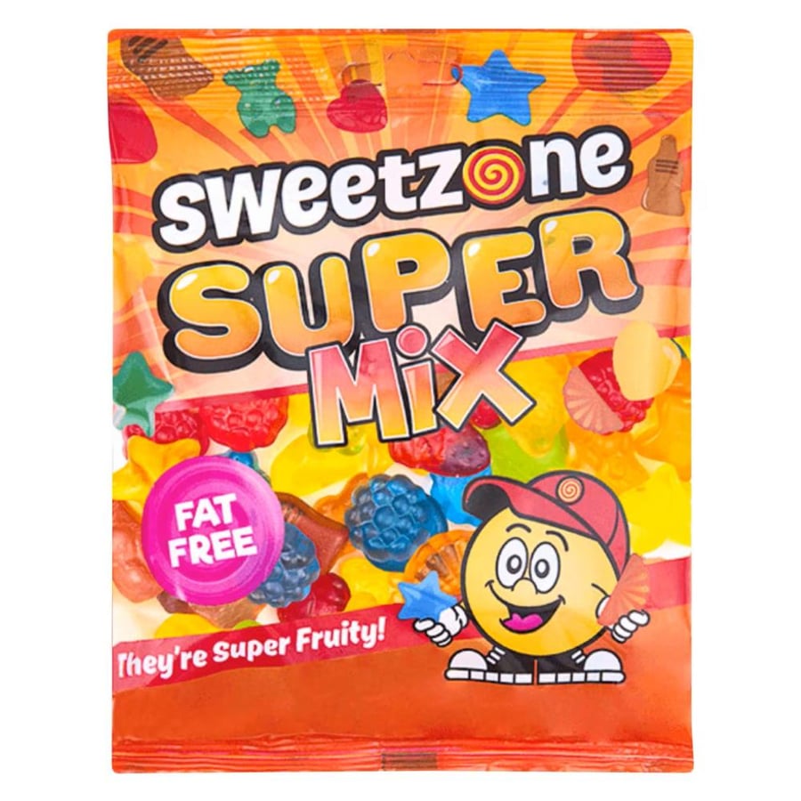 سويت زون حلوى جيلي سوبر ميكس 170 جرام - Sweet Zone Super Mix Jelly Candy 170g