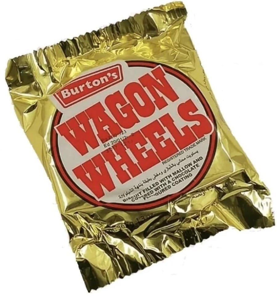 بسكويت واجون ويلز بالشوكولاتة والمارشميلو 12 قطعة | Burton's Wagon Wheels Chocolate 12 Packs