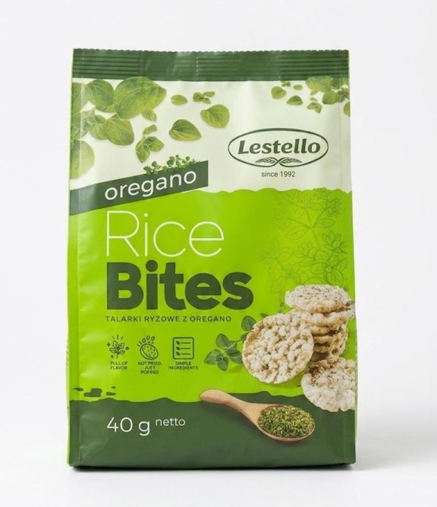 ليستيلو ريز بايتس رقائق الأرز بنكهة الأوريجانو 40 جرام | Lestello Rice Bites with Oregano 40g