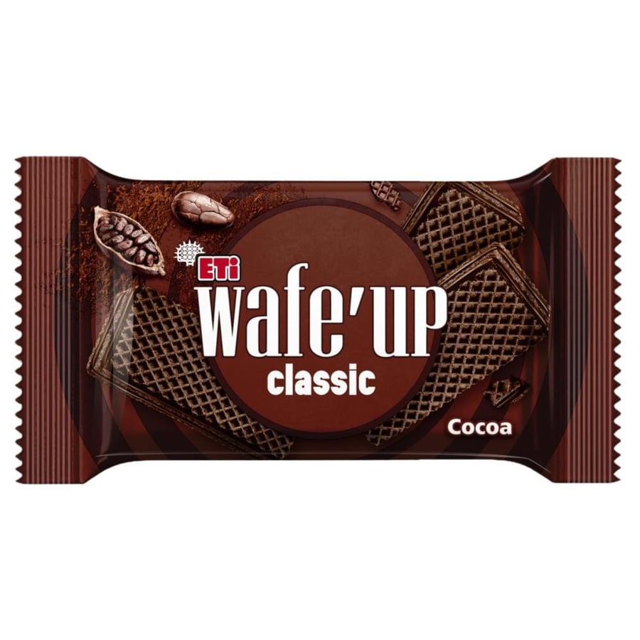 ويفر إيتي ويف أب كلاسيك بكريمة الكاكاو - 40 جرام | Eti Wafe'up Classic Cocoa Wafer