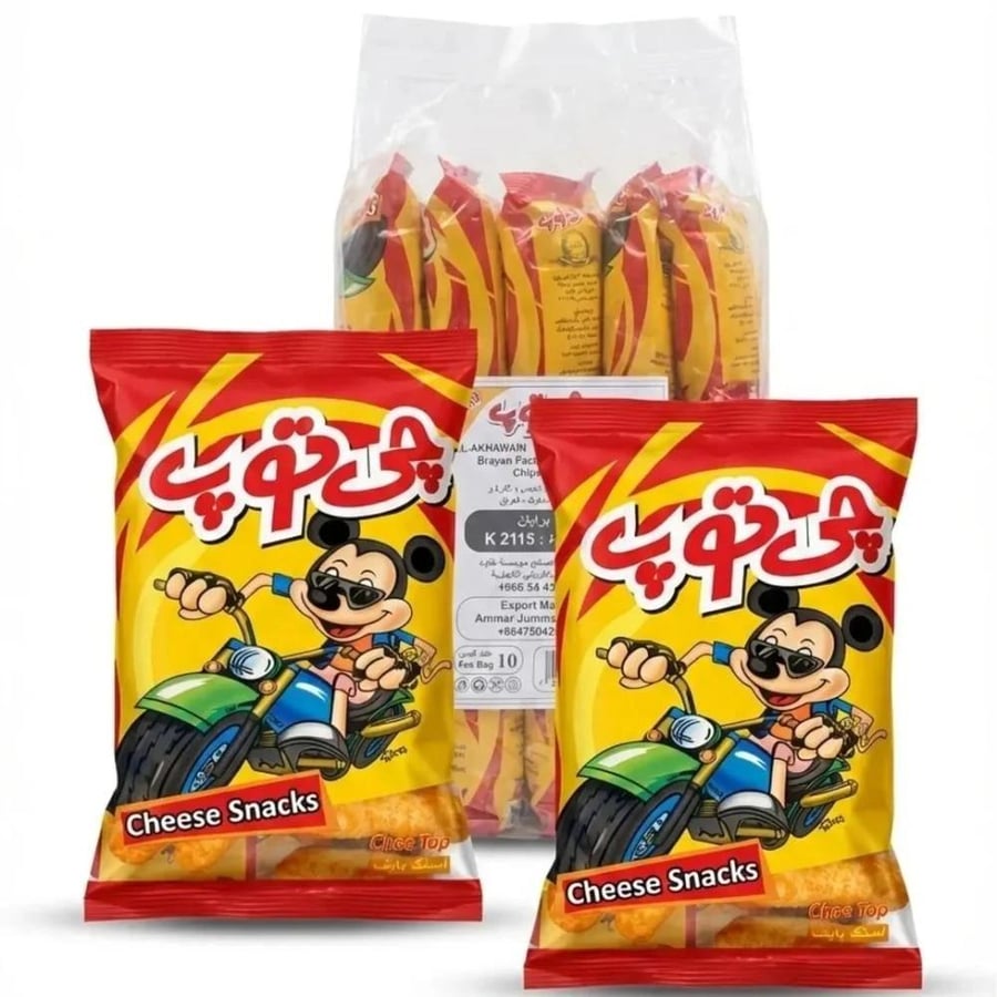 سناكس تشي توب بنكهة الجبن - Chice Top Cheese Snacks