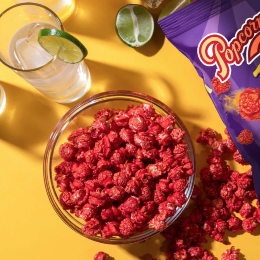 فشار بوبكورنوبوليس بنكهة تاكيس فويغو الحار والليمون | Popcornopolis Takis Fuego Popcorn