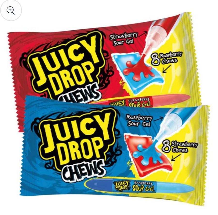 Gummy candy juicy drops 67 grams