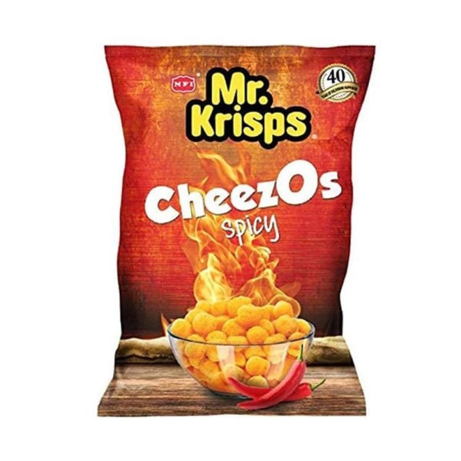 Mr. Krisps spicy cheese balls 80 g - bag