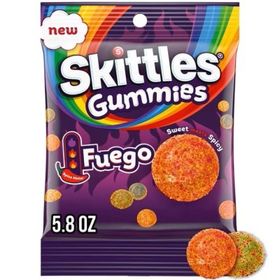 سكيتلز جاميز فويغو (حلو وحار) - Skittles Gummies Fuego (Sweet meets Spicy)