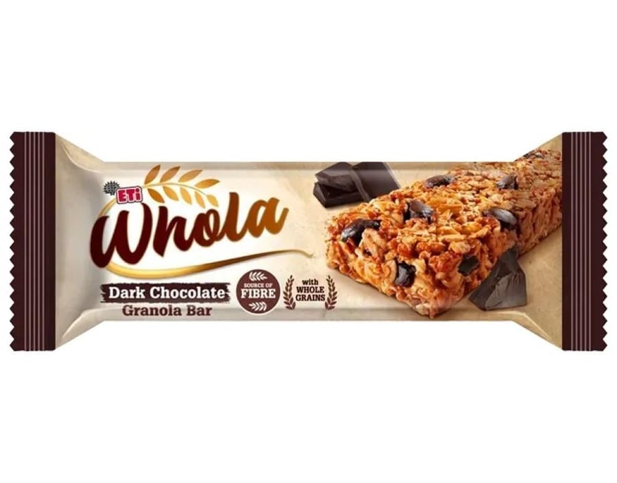 لوح جرانولا إيتي هولا بالشوكولاتة الداكنة | Eti Whola Dark Chocolate Granola Bar