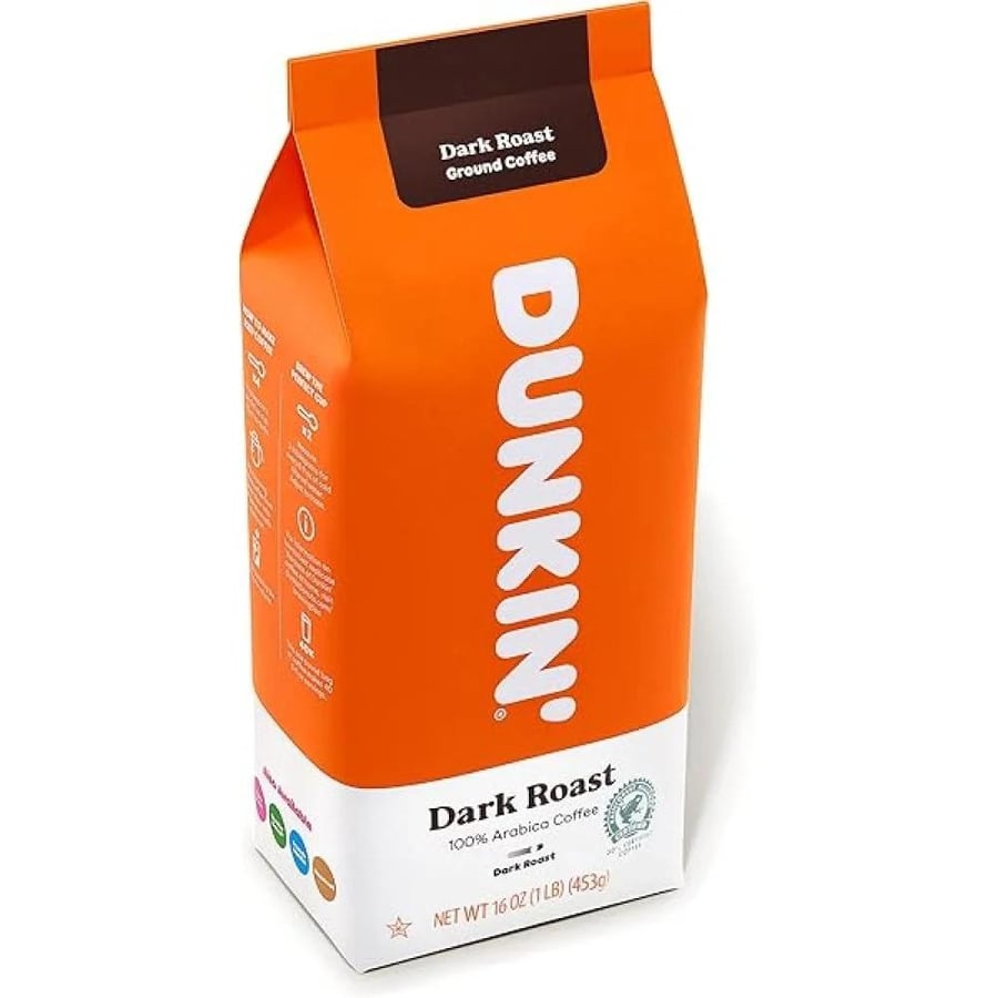 Dunkin' Original Blend - 100% Arabica Coffee - Dark Roast - 453g - دانكن مزيج اصلي - 100% قهوة ارابيكا - تحميص داكن ​​- 453 جرام