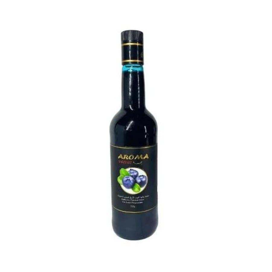 صلصة أروما فيلفيت بنكهة التوت الأزرق (بلوبيري) 925 جرام | Aroma Velvet Blueberry Flavored Sauce 925g