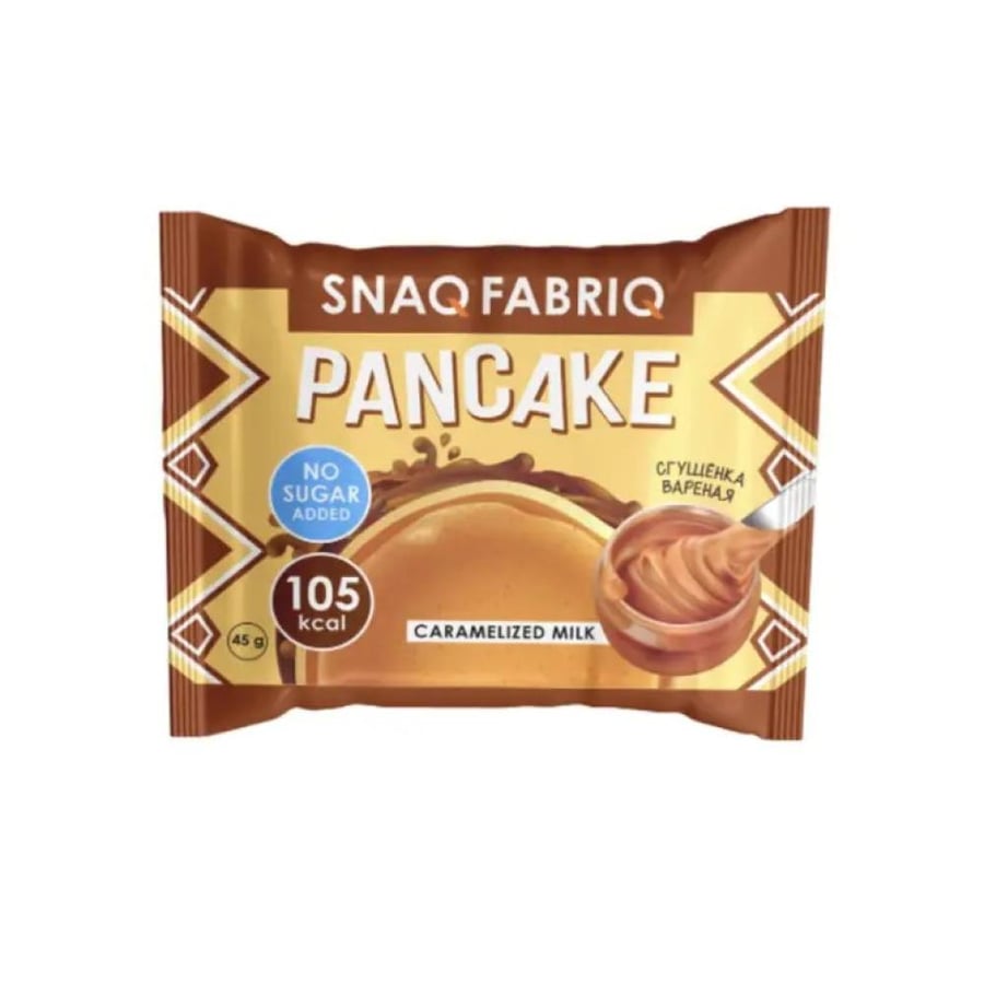 بانكيك سناك فابريك بحشوة الحليب المكرمل - 45 جرام | Snaq Fabriq Pancake Caramelized Milk 45g
