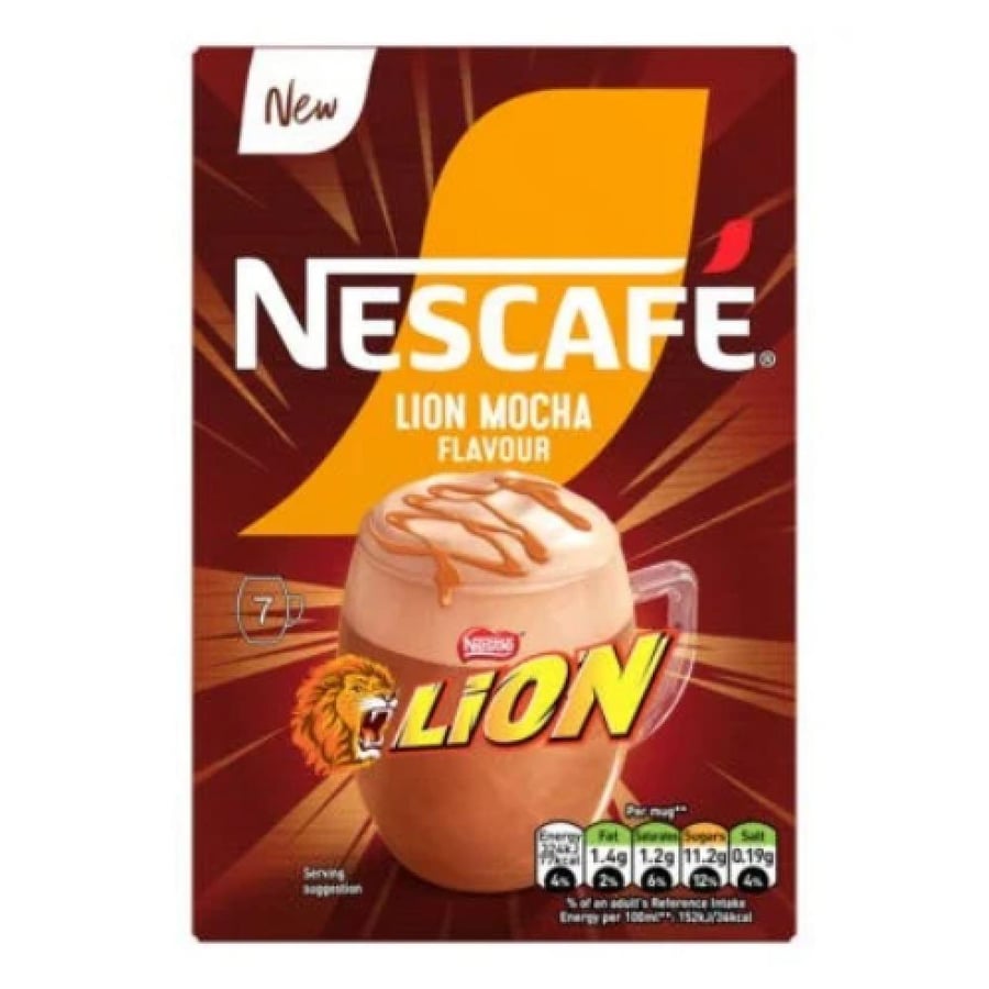 مشروب نسكافيه موكا بنكهة لايون - 7 أظرف (NESCAFÉ LION Mocha Flavour - 7 Sachets)