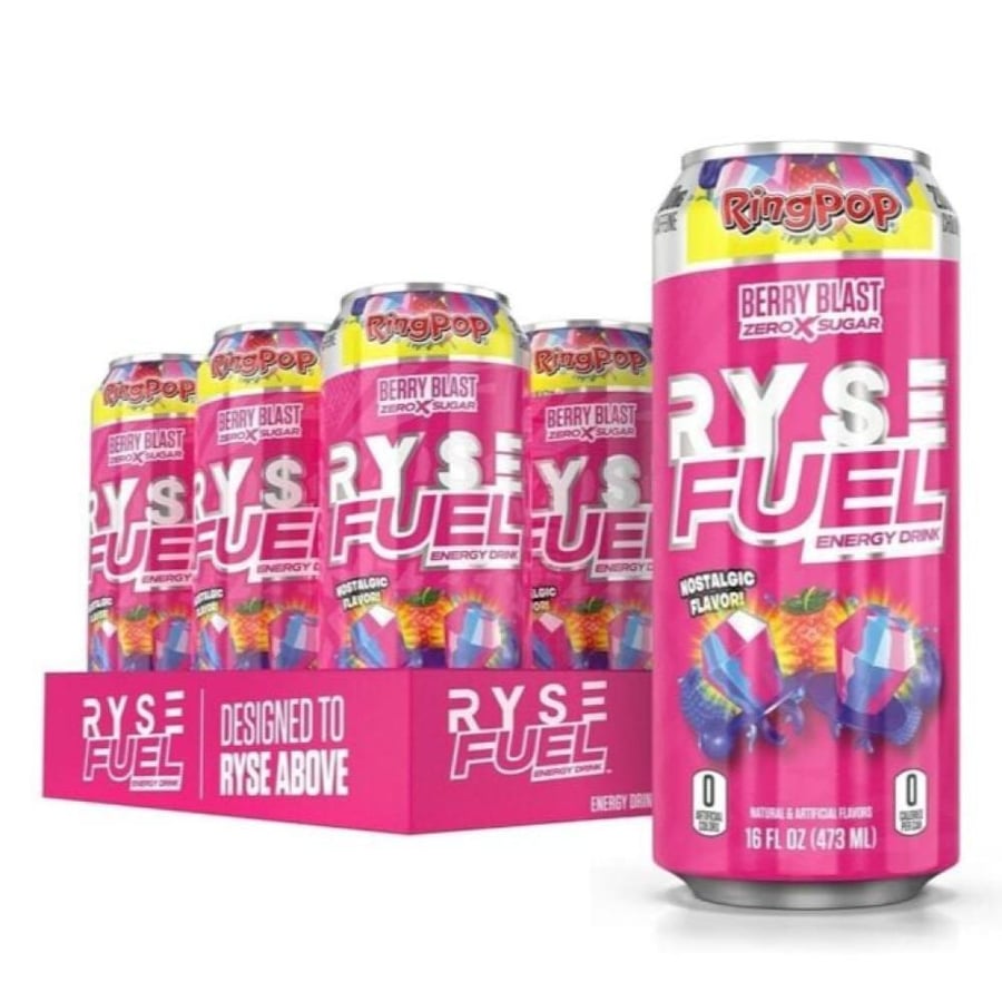 RYSE Fuel مشروب الطاقة الخالي من السكر | مناسب للنباتيين, خالي من الجلوتين 473 مل
