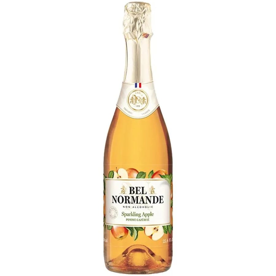 عصير تفاح فوار بيل نورماندي خالي من الكحول 750 مل | Bel Normande Sparkling Apple Non-Alcoholic 750ml