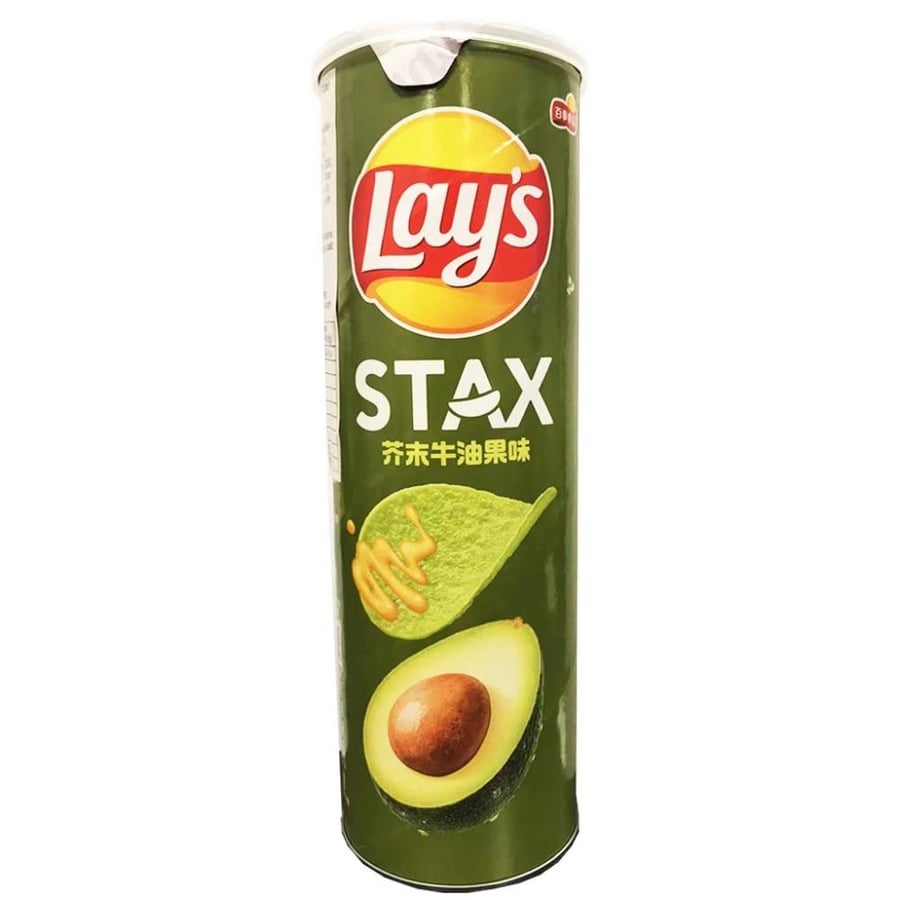 ليز ستكس بنكهة الأفوكادو والخردل Lay's Stax Avocado & Mustard Flavor
