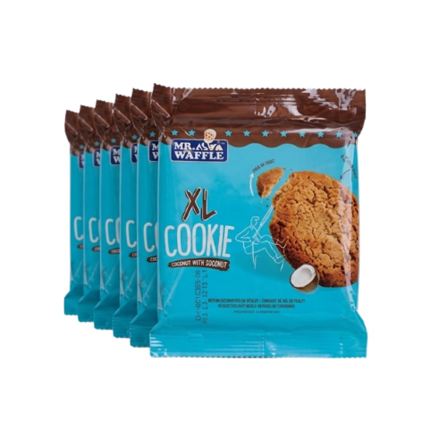 كوكيز مستر وافل حجم XL بجوز الهند - Mr. Waffle XL Cookie Coconut