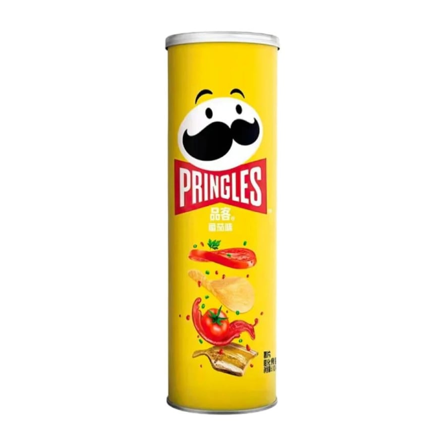 شيبس برينجلز الصيني بنكهة الطماطم اللذيذة - 110 جرام | Pringles China Sweet Tomato Flavored Chips 110g