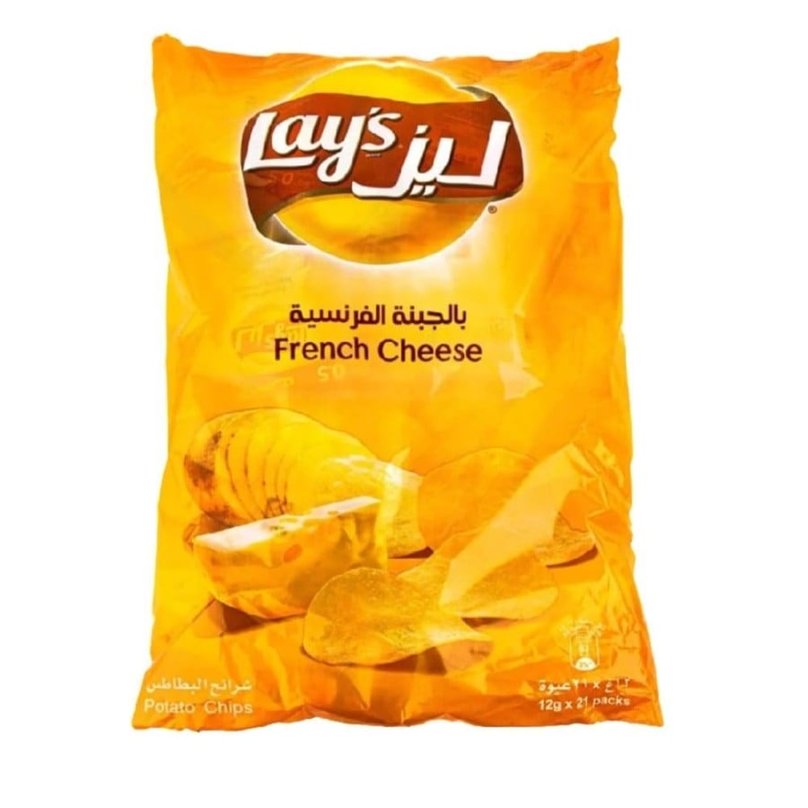 Lays French cheese potatoes bag 21 pieces