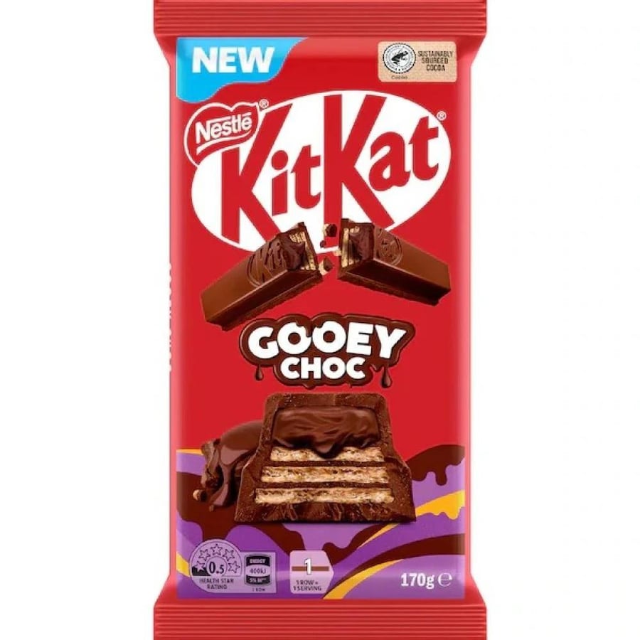 شوكولاتة كيت كات بحشوة الشوكولاتة السائلة - KitKat Gooey Choc Chocolate