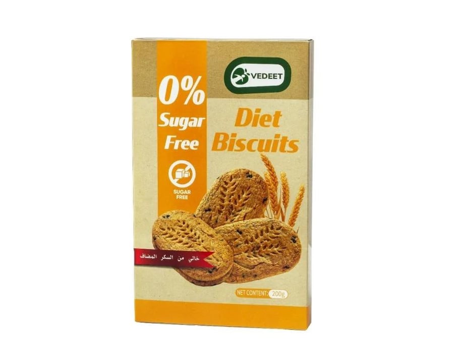 بسكويت فيديت دايت خالي من السكر | VEDEET DIET BISCUITS Sugar Free