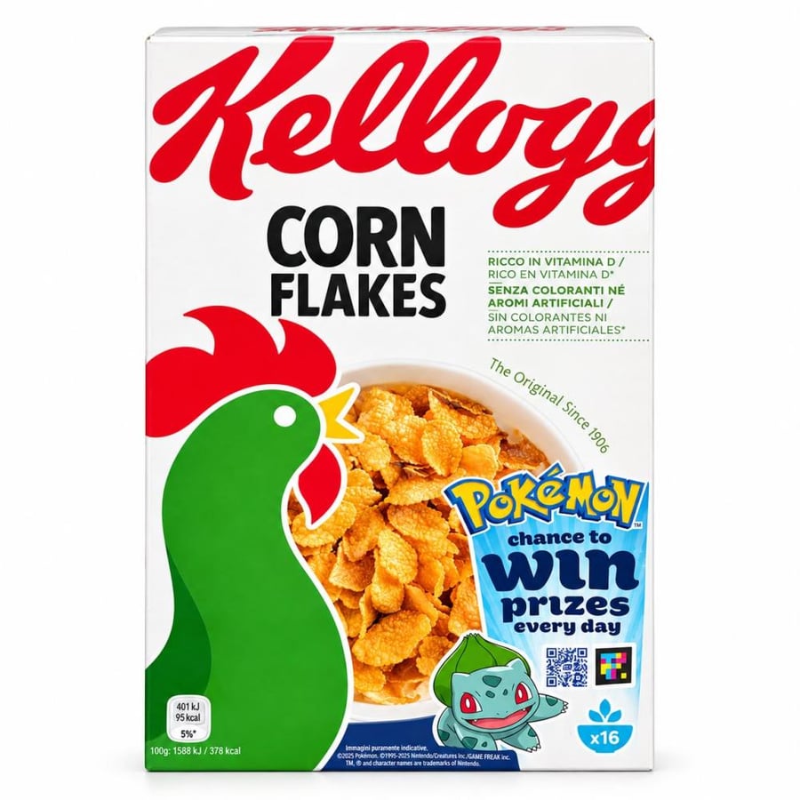 رقائق الذرة كورن فليكس كلوقز الأصلي (Kellogg's Corn Flakes The Original)
