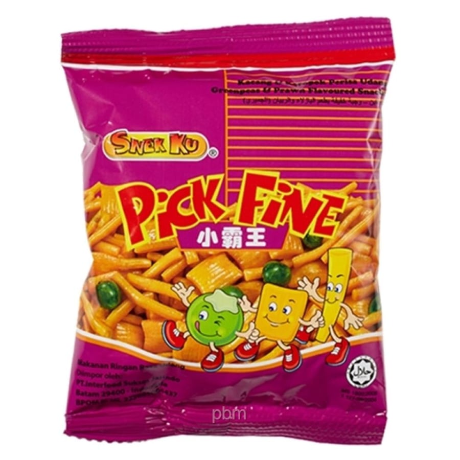 Snack Peek, where seasoning with shrimp flavor, 30×16 grams