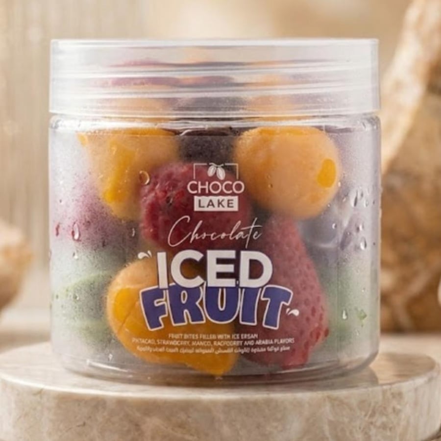 فواكه مثلجة بالشوكولاتة من شوكو ليك - Choco Lake Iced Fruit Chocolate
