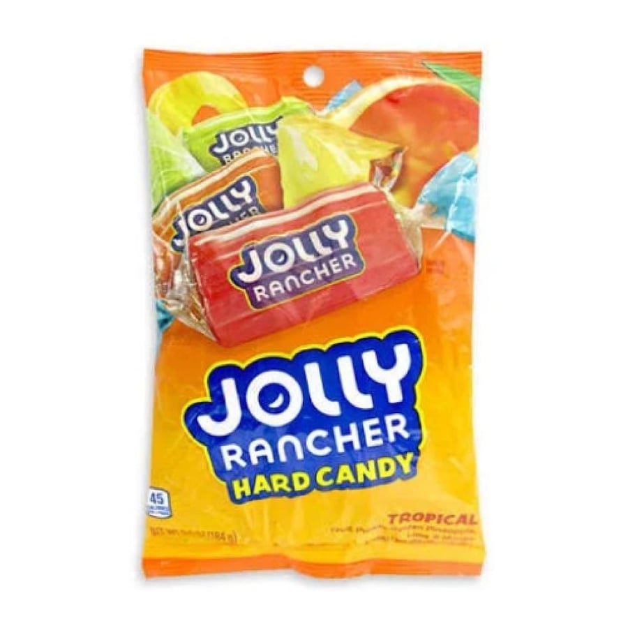 حلوى جولي رانشر الصلبة بنكهات الاستوائية (Jolly Rancher Hard Candy Tropical)