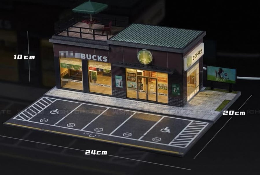 Starbucks lamp