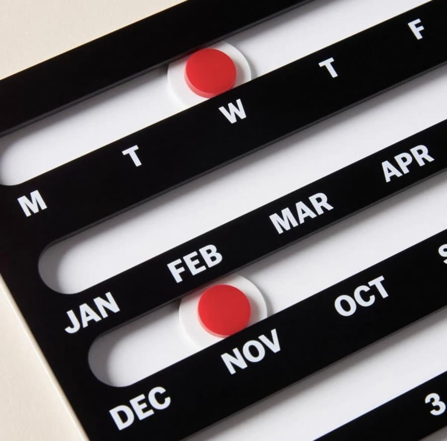 sliding perpetual calendar