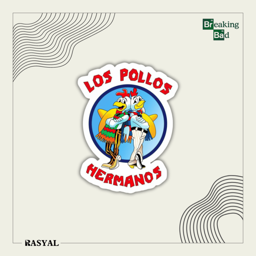 Breaking bad sticker (Los Pollos Hermanos restaurant logo)