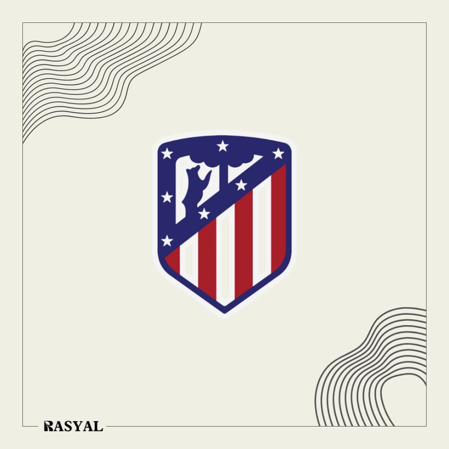 Atlético Madrid logo sticker