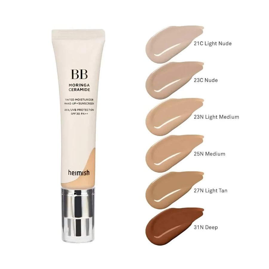 هيميش بي بي كريم سيراميد المورينجا SPF 30 بيج فاتح