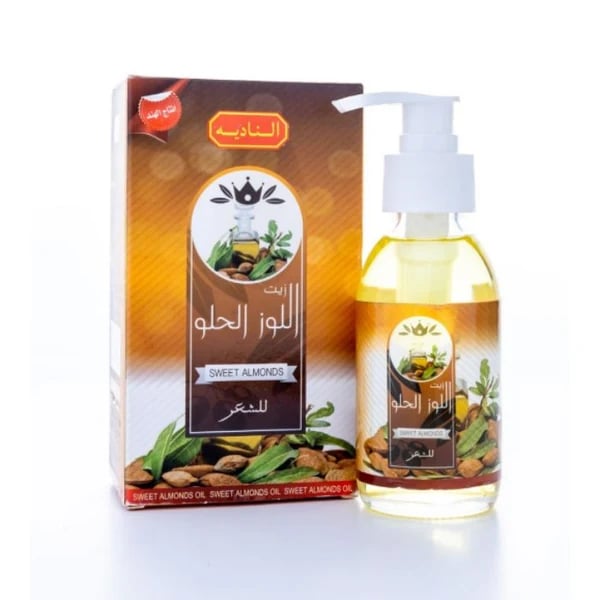زيت اللوز الحلو للشعر من النادية – 125 مل