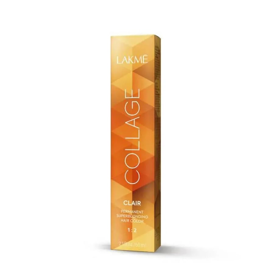 نتيجة تفتيح صبغة لاكمي 12/17 Blue Ash Super Blonde على خصلات الشعر.