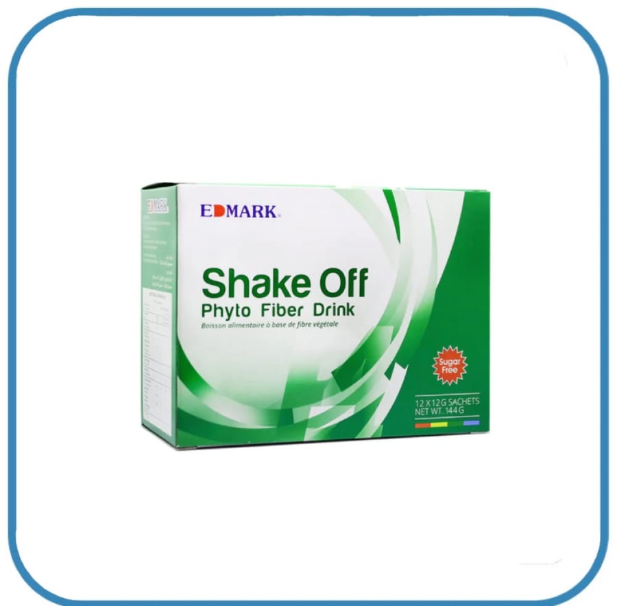 مشروب الألياف النباتية شيك أوف (Shake Off) الأصلي - ديتوكس وتنقية طبيعية - 12 كيس
