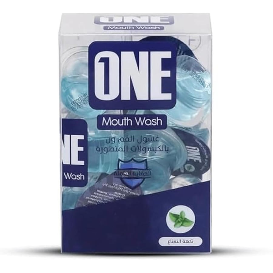 One capsules mouthwash One flavor green tea 20 capsules