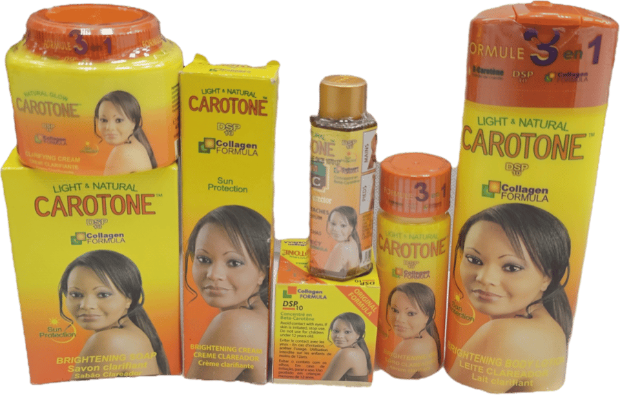 Carotone مجموعة تبييض البشرة من 7 قطع